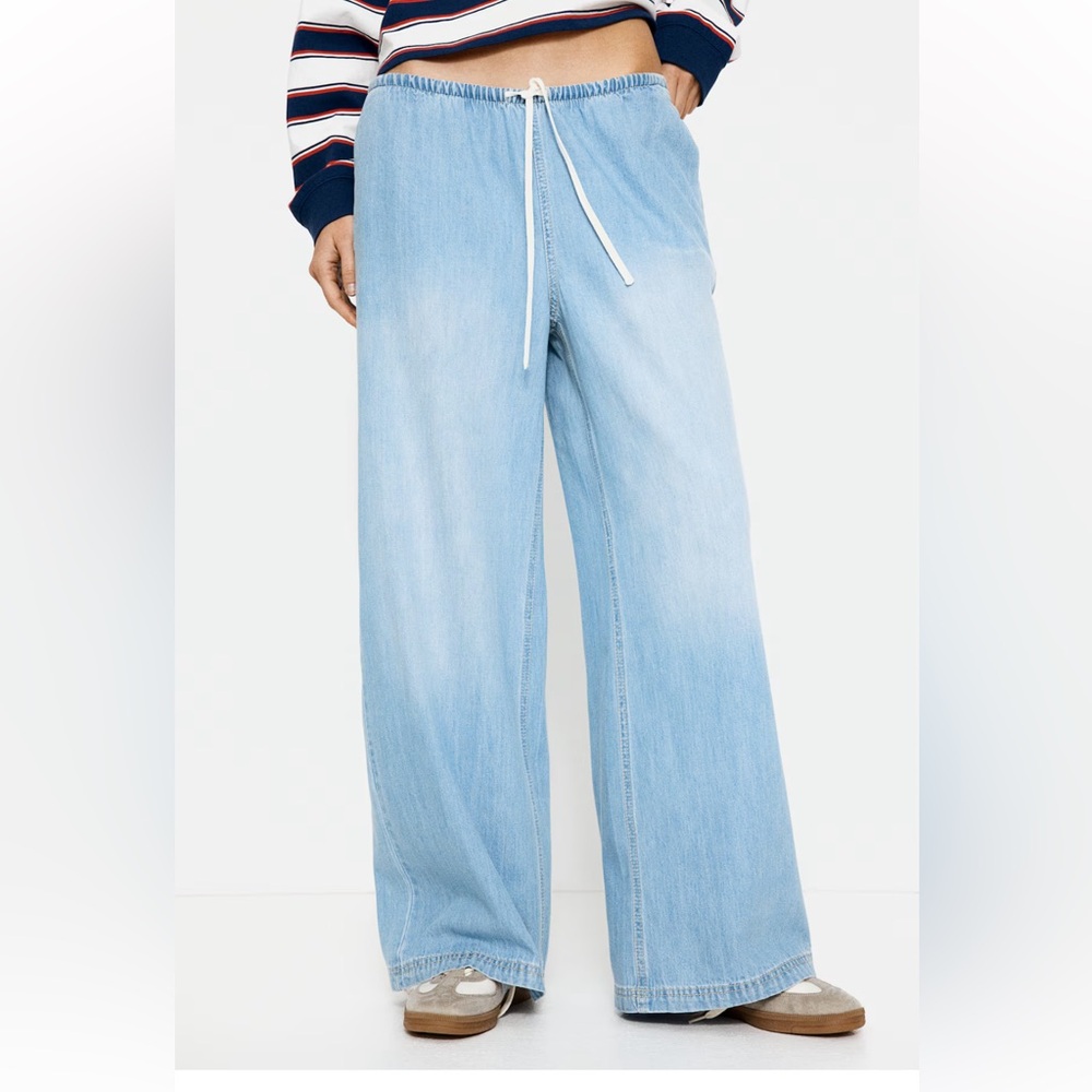 H&M Denim Drawstring pants